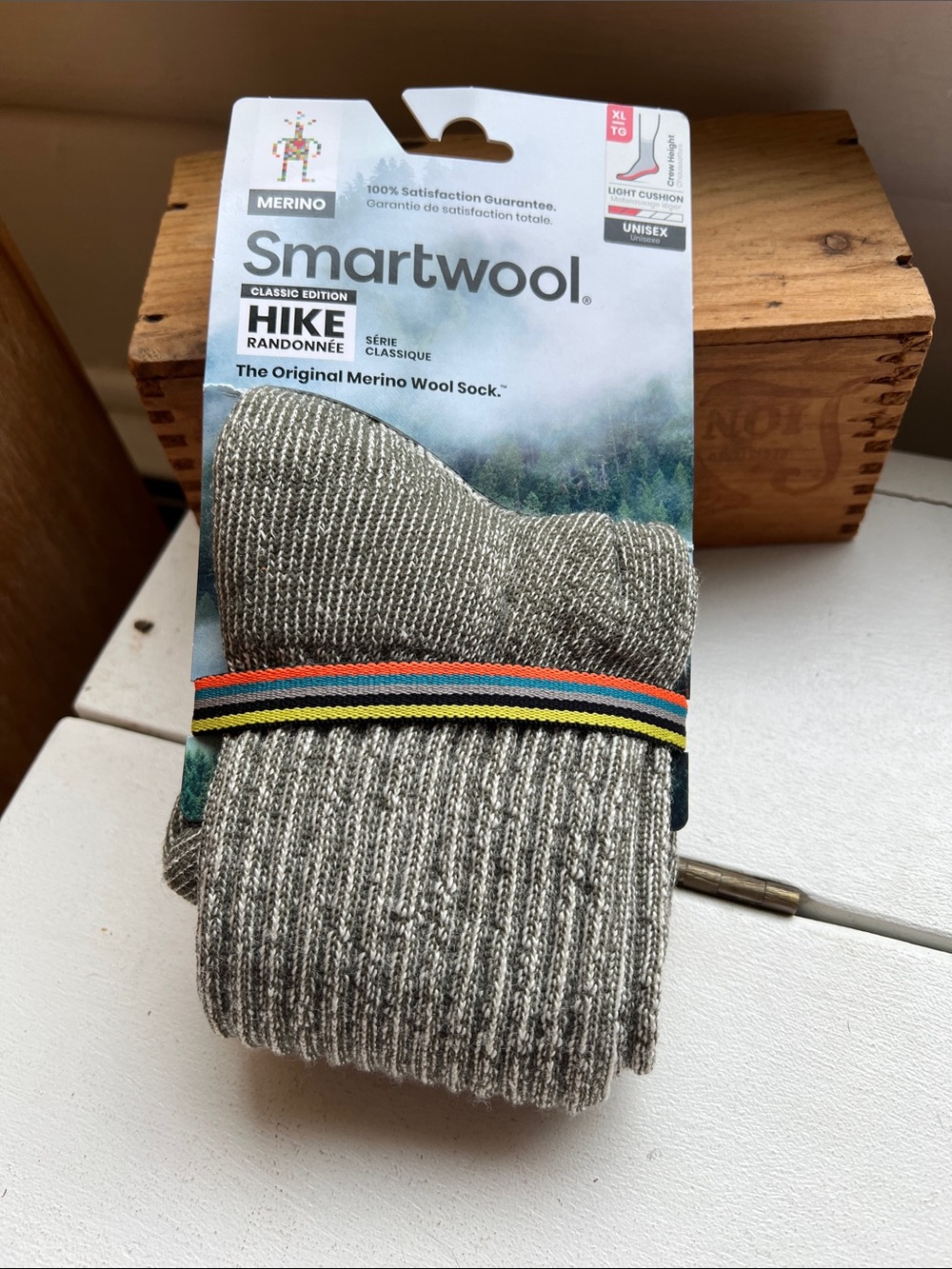 Smartwool Men's Hike Merino Wool Socks - Sage Green size XL